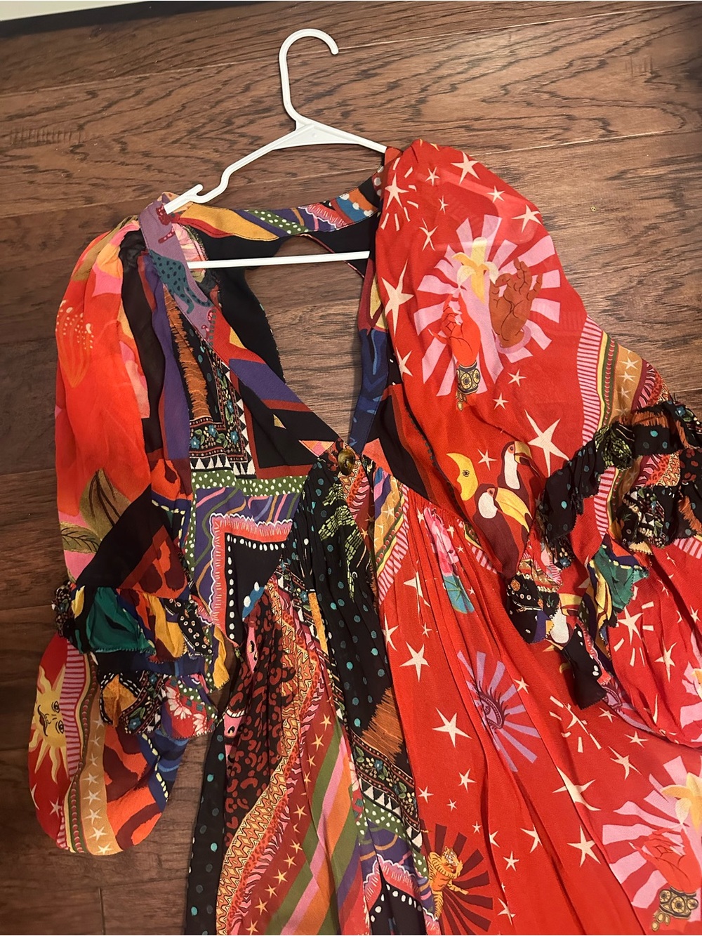 FARM Rio Girls' Multicolor dress - Red, Blue, Purple - Picture 6 of 8